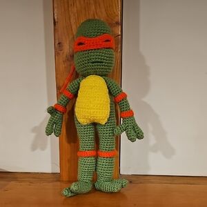 Handmade Green Ninja Turtle Doll